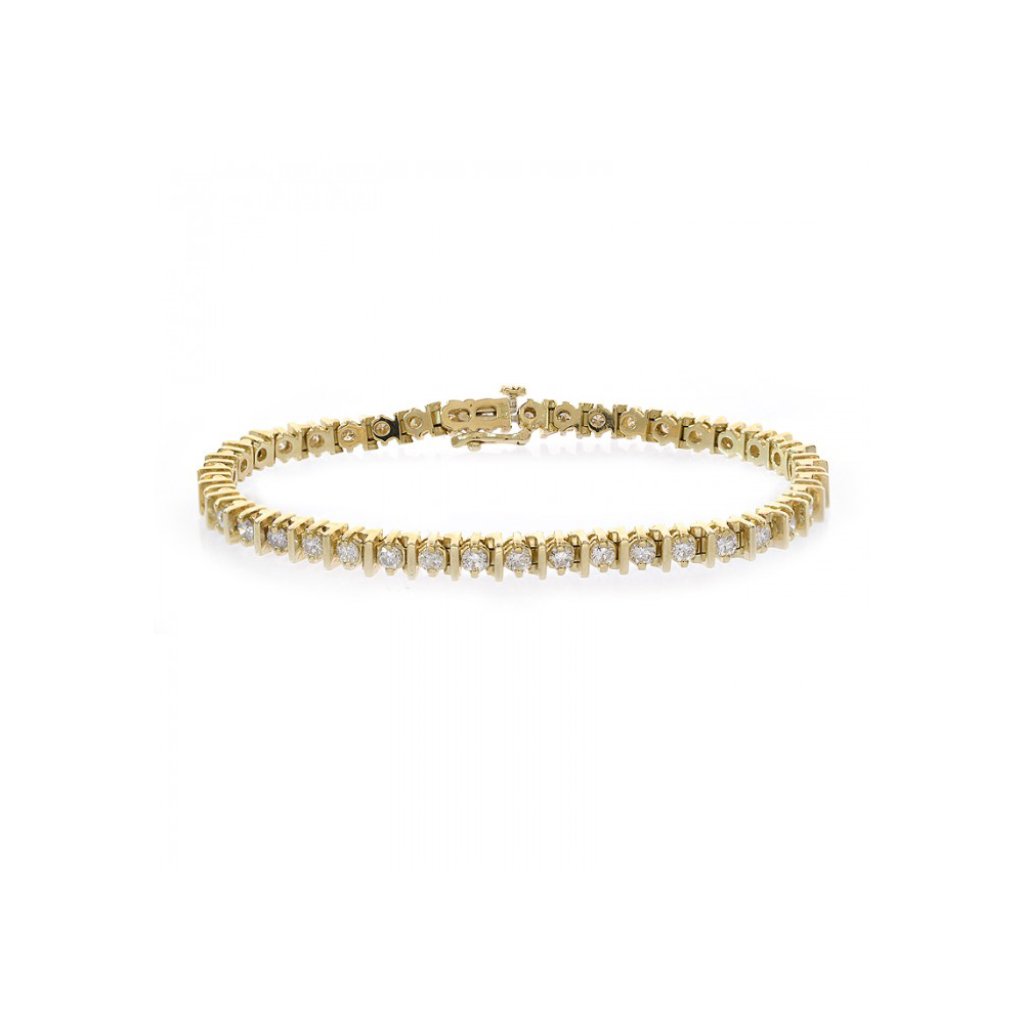 350 Carat Diamond Bar Link Tennis Bracelet 4414$